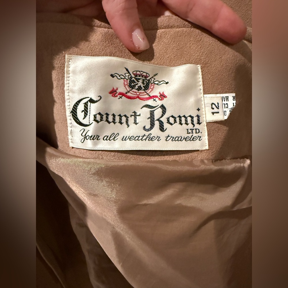 ✨Vintage✨ Count Romi Ltd. trench coat - Picture 3 of 7
